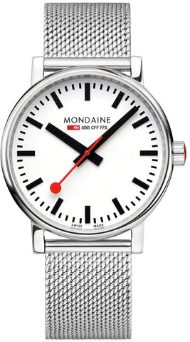 Mondaine Evo2 40mm Steel Watch