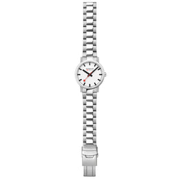 Mondaine Classic White Mens Watch