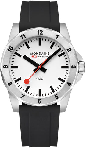 Mondaine Numeri White Watch