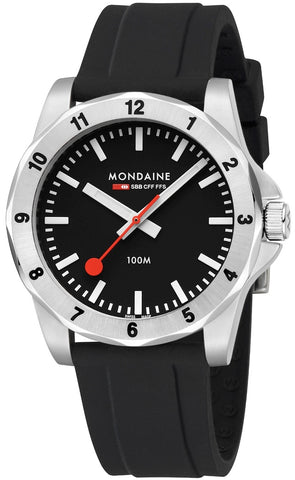 Mondaine Watch Numeri Black MSN.42120.RB