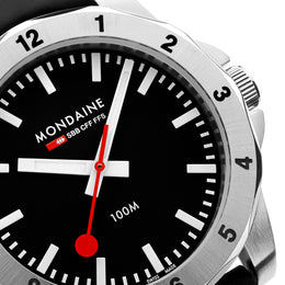 Mondaine Numeri Black Watch