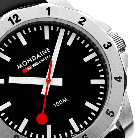 Mondaine Numeri Black Watch