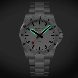 Mondaine Numeri White Watch