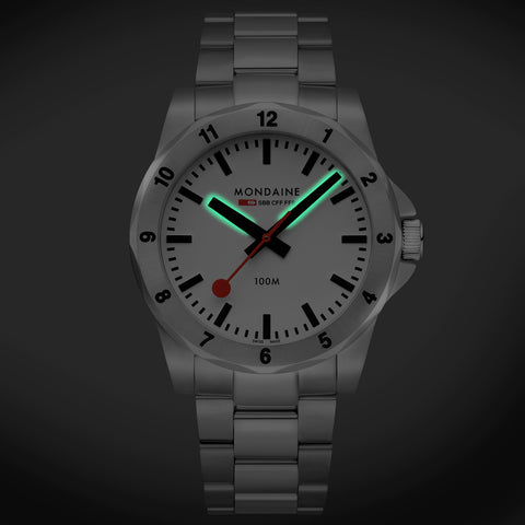 Mondaine Numeri White Watch