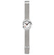 Mondaine Cushion Automatic White Bracelet Watch