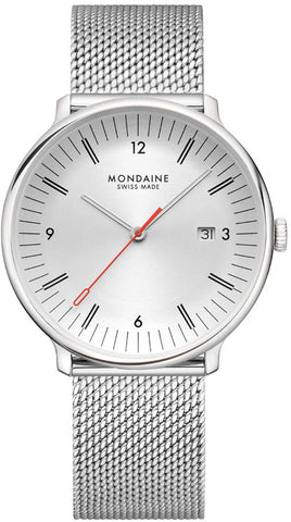 Mondaine Doppio 41mm Mens Watch MLE.41210.SM