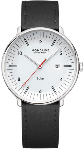 Mondaine Doppio 41mm Solar Watch MLE.41910.LBV