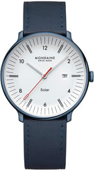 Mondaine Doppio 41mm Solar Watch MLE.41910.LQV