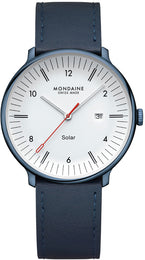 Mondaine Doppio 41mm Solar Watch MLE.41910.LQV