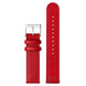 Mondaine Doppio 41mm Solar Red Vegan Apple Leather Watch