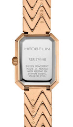Herbelin Octogone Rose Gold PVD Watch