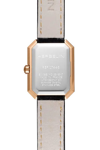 Herbelin Octogone Rose Gold PVD Watch
