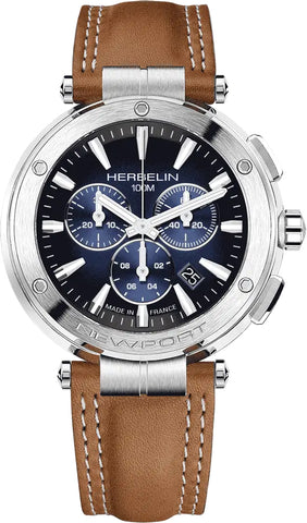 Herbelin Watch Newport Chronograph 37688A35GD
