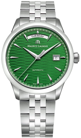 Maurice Lacroix 1975 Automatic Day Date Sapin Green Limited Edition Watch 756058-SS002-630-1