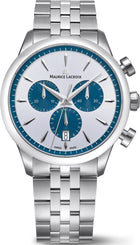 Maurice Lacroix 1975 Quartz Chronograph Date 40mm Watch 751038-SS002-131-1