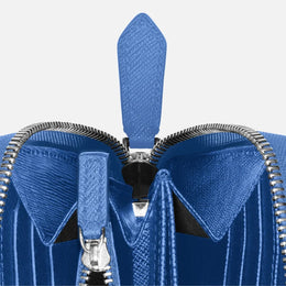 Montblanc Sartorial Wallet 12cc Zip Dusty Blue