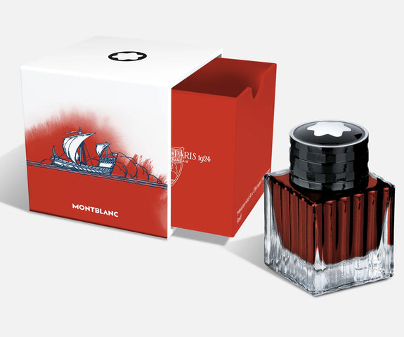 Montblanc Ink Bottle Meisterstuck X Olympic Heritage Paris 1924 Red 50ml