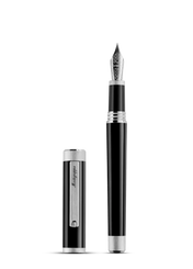 Montegrappa Zero Fountain Pen Palladium IP Steel Nib Medium