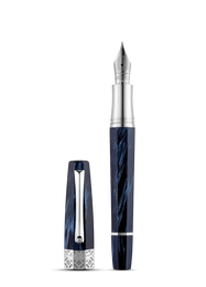 Montegrappa Extra Otto Fountain Pen Dark Blue Medium