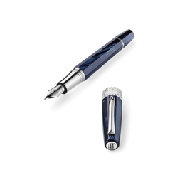Montegrappa Extra Otto Fountain Pen Dark Blue Medium