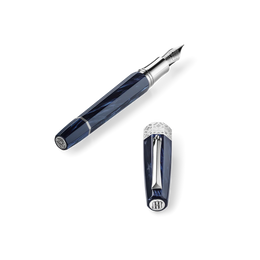 Montegrappa Extra Otto Fountain Pen Dark Blue Medium