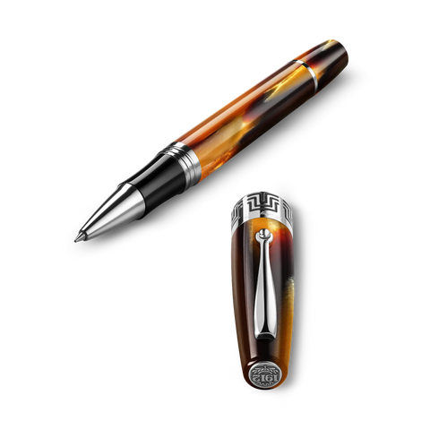 Montegrappa Extra 1930 Rollerball Pen Turtle Brown