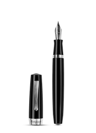 Montegrappa Elmo 02 Fountain Pen Jet Black Medium