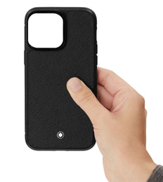 Montblanc Extreme 3.0 Hard Phone Case for Apple iPhone 15 Pro with 2cc Black
