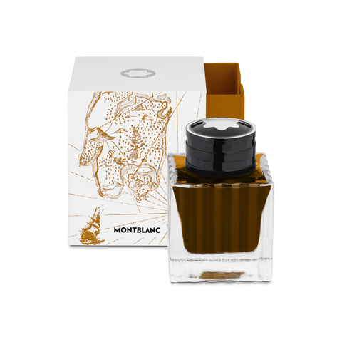 Montblanc Ink bottle 50ml, Brown, Homage to Robert Louis Stevenson 130288