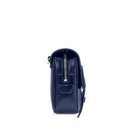 Montblanc Meisterstuck Leather Messenger Bag Ink Blue