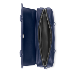 Montblanc Meisterstuck Leather Messenger Bag Ink Blue