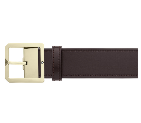 Montblanc Reversible 40mm Leather Belt Brown Grey D