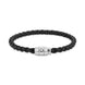 Montblanc Rings Leather Bracelet Black Size S (60) 16.5 — 17.5cm 130895