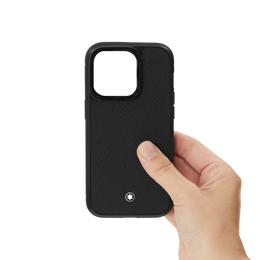 Montblanc Sartorial Hard Phone Case for Apple iPhone 15 Pro Black