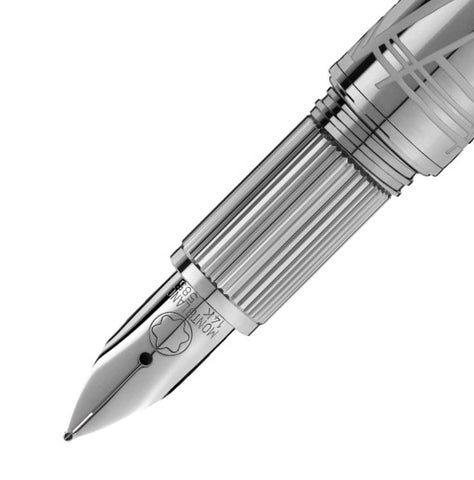 Montblanc Starwalker SpaceBlue Metal Fountain Pen F