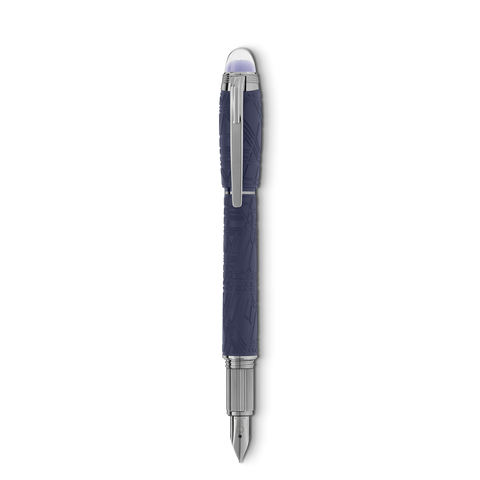 Montblanc Starwalker SpaceBlue Resin Fountain Pen (F) 130210