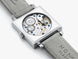 Nomos Glashutte Tetra Silvercut Sapphire Crystal Watch