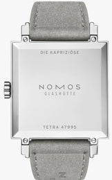 Nomos Glashutte Tetra Nude Steel Back Watch