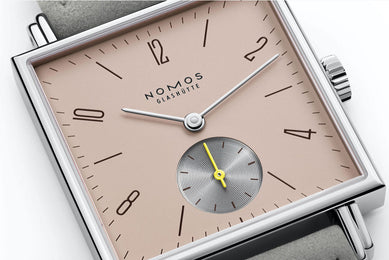 Nomos Glashutte Tetra Nude Steel Back Watch