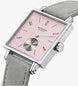 Nomos Glashutte Tetra Rose Steel Back Watch