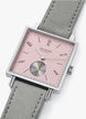 Nomos Glashutte Tetra Rose Steel Back Watch