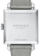 Nomos Glashutte Tetra Aubergine Steel Back Watch