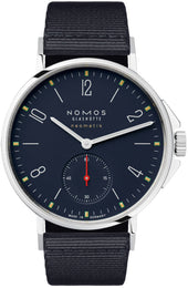 Nomos Glashutte Ahoi Neomatik Atlantic Steel Back Watch 566