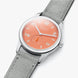 Nomos Glashutte Club Campus 38 Cream Coral Sapphire Crystal Watch