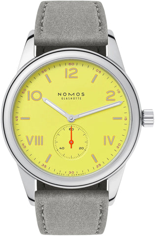 Nomos Glashutte Club Campus 38 Starlight Sapphire Crystal Watch 721.GB