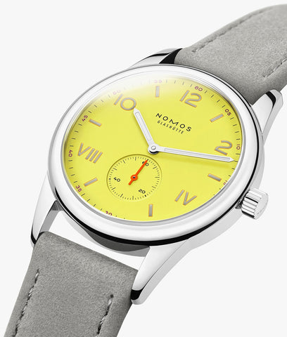 Nomos Glashutte Club Campus 38 Starlight Sapphire Crystal Watch