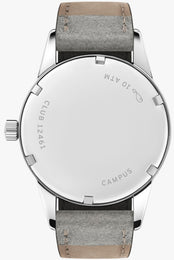 Nomos Glashutte Club Campus Cream Coral Sapphire Crystal Watch