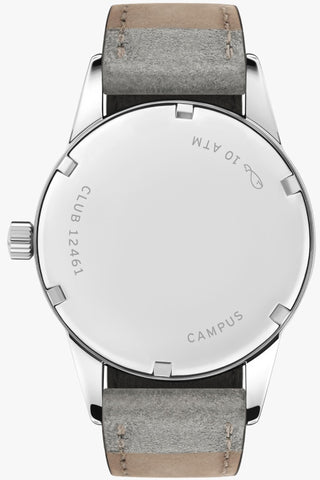 Nomos Glashutte Club Campus Cream Coral Sapphire Crystal Watch
