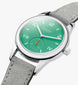 Nomos Glashutte Club Campus Electric Green Sapphire Crystal Watch
