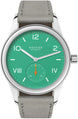Nomos Glashutte Club Campus Electric Green Sapphire Crystal Watch 715.GB